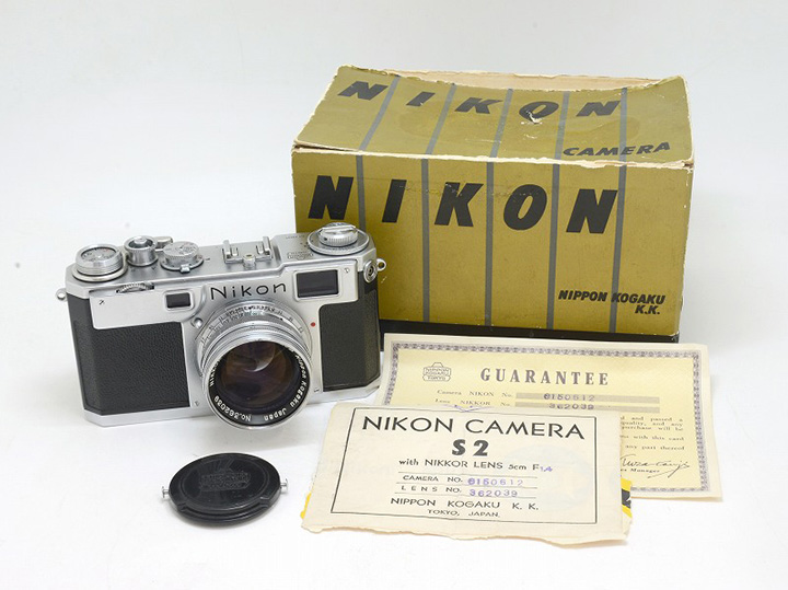 NIKON S2 (前期) 50mm/f1.4付 「E・Pマーク入り」