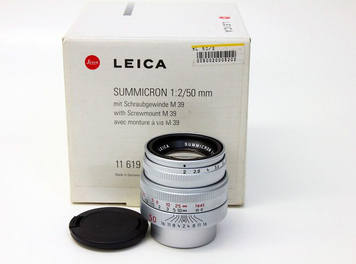 Leica ズミクロン L 50mm/f2 フード組み込み