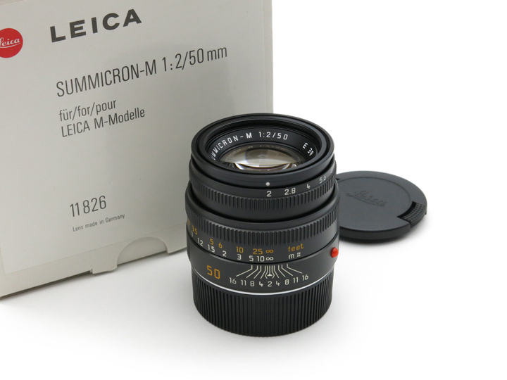Leica ズミクロンM50mm/f2 フード内蔵