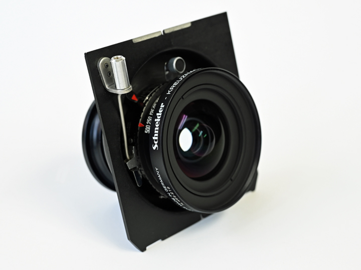 シュナイダー スーパーアンギュロン 58mm/F5.6 XL(凹みボード加工済み)