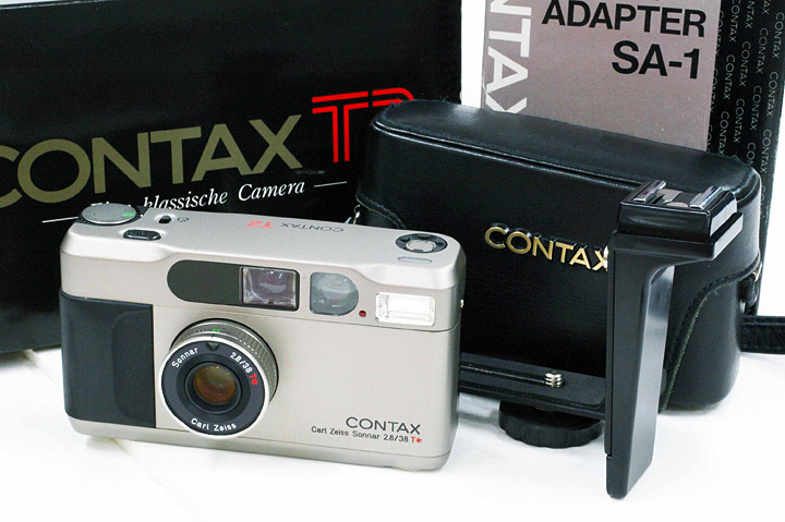 Contax T2　ケース・フラッシュアダプターAS-1付