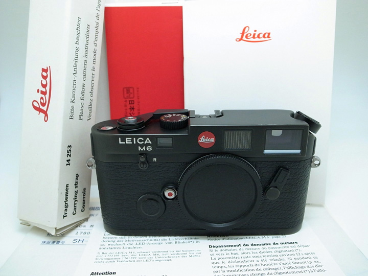 Leica M6ブラックボディ 178万台・1990年
